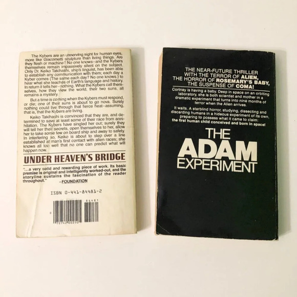 Under Heavens Bridge and The  Adam Experiment Books - Picture 2 of 16